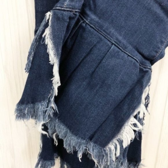 SP Black Ruffle Hem Jeans - Picture 6 of 8